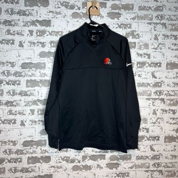 Nike golf Cleveland Browns long sleeve 1/4 zip - Picture 1 of 6